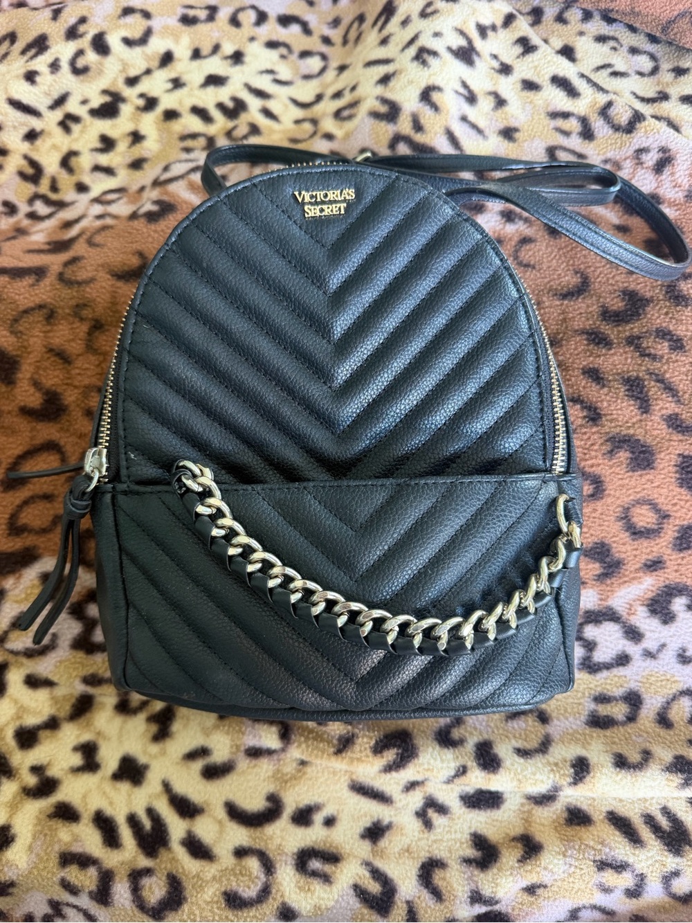 Victoria's Secret-Black Mini Backpack